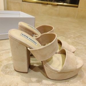 Nude Steve Madden Sandals